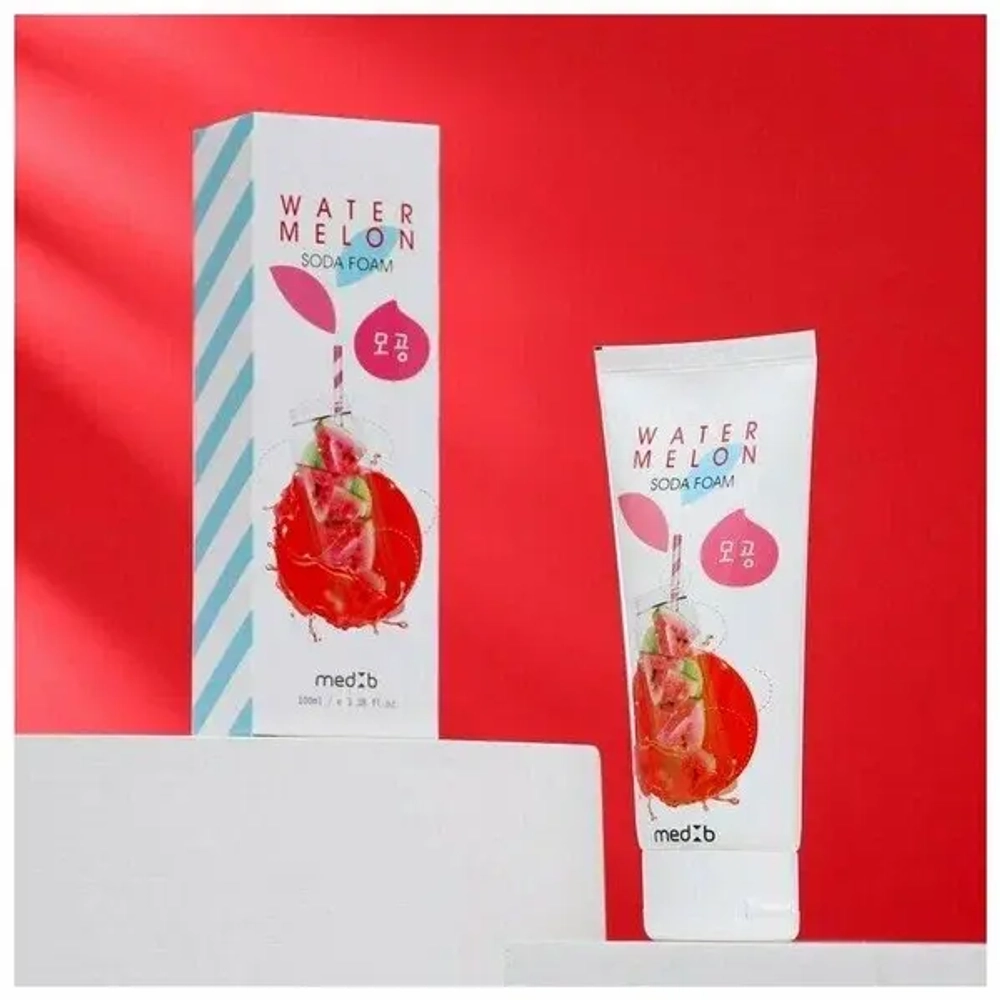 MEDB Watermelon Soda Foam Пенка для умывания с экстрактом арбуза и содой