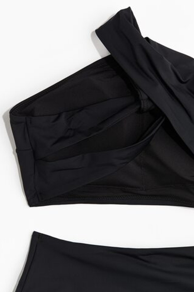 Слитный купальник на одно плечо High Leg - H&M