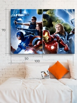 Картина Последний рубеж модульная 50x70см 2шт.