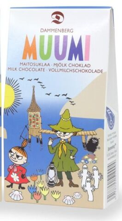 Шоколад молочный MUUMI Dammenberg Мумины, без глютена, 55 г (из Финляндии)