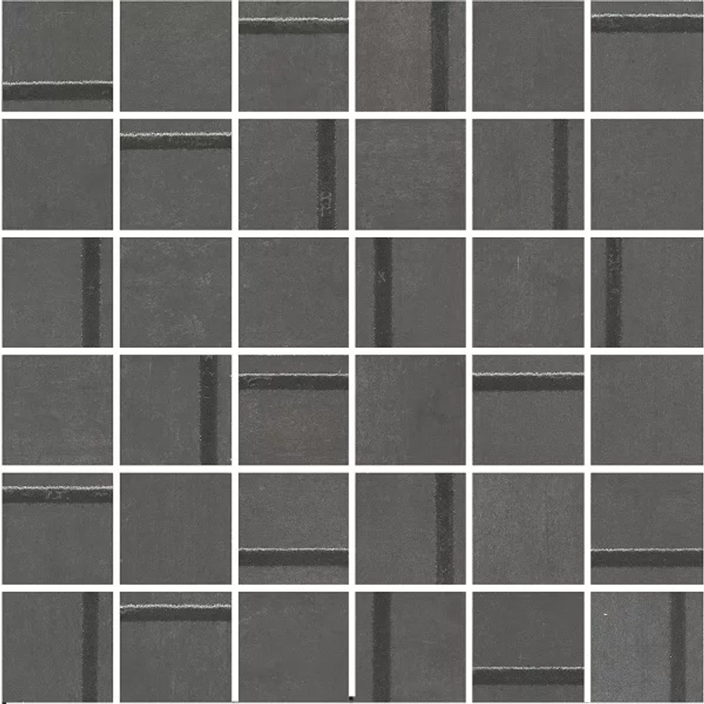 Керамогранит/декор KERAMA MARAZZI ГВАРДИ (2) мозаичный антрацит матовый обрезной 30x30 SG640520\MM 9мм.