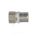 Муфта МП латунь никель пресс Дн 16х1/2" ВР ГОСТ 32415-2013 8002 Aquasfera 8002-01