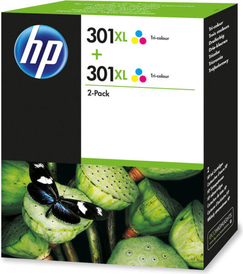 Струйный картридж голубой, пурпурный, желтый HP 301XL
