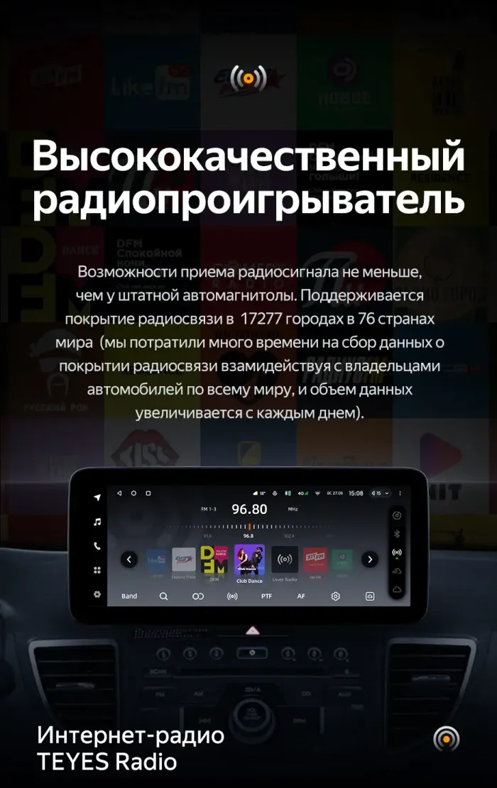 Магнитола для Honda CR-V 4 2012-2016 - Teyes LUX ONE ROUND монитор 12.3", Android 10, Быстрая, CarPlay, 4G SIM-слот