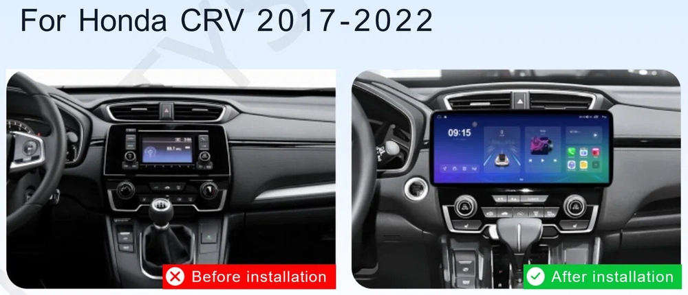 Установочный комплект для HONDA CRV V 2017-2022 KUBERG GL-H1208-FW