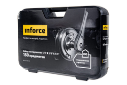 Набор инструментов Inforce 136 предметов 1/2 дюйма и 1/4 дюйма 06-07-17