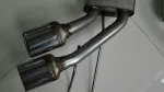 Выхлопная система с заслонками для Mercedes-Benz Benz G class W463 G55 G63 AMG Exhaust Muffler with tips G550