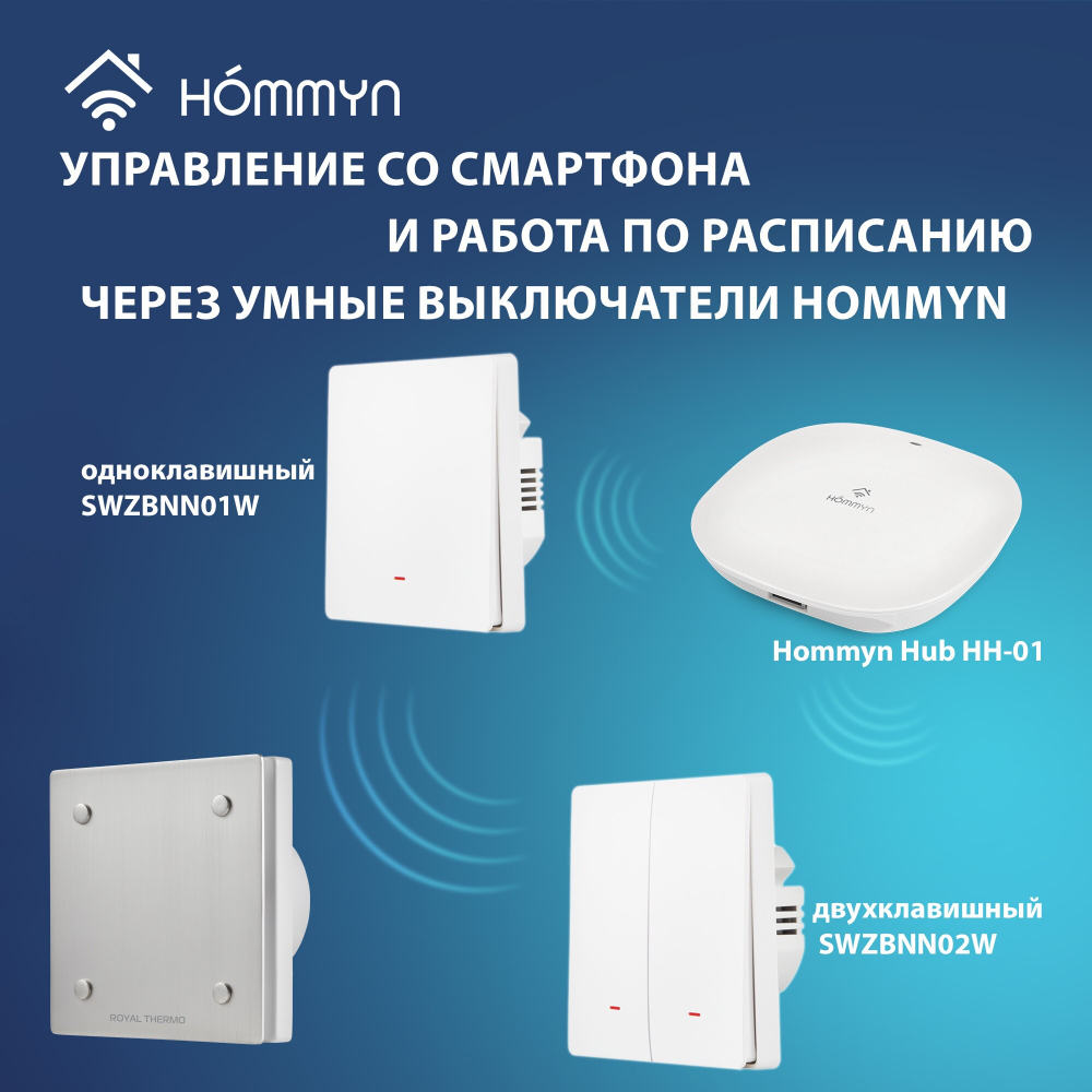 Вентилятор вытяжной Royal Thermo Calipso RAFC 100 Chrome