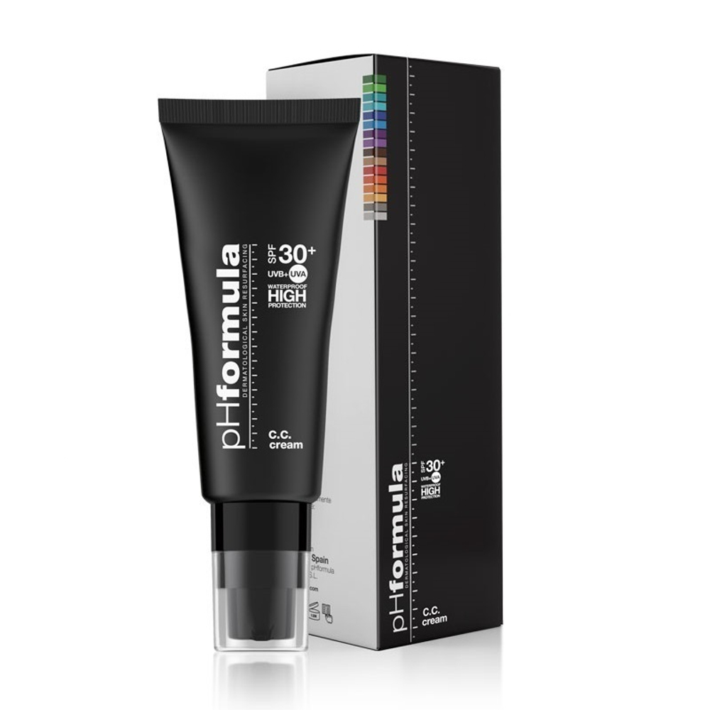 PHformula C.C. Cream Waterproof SPF30+ Light - Корректирующий крем влагоустойчивый SPF 30+ (светлый тон)