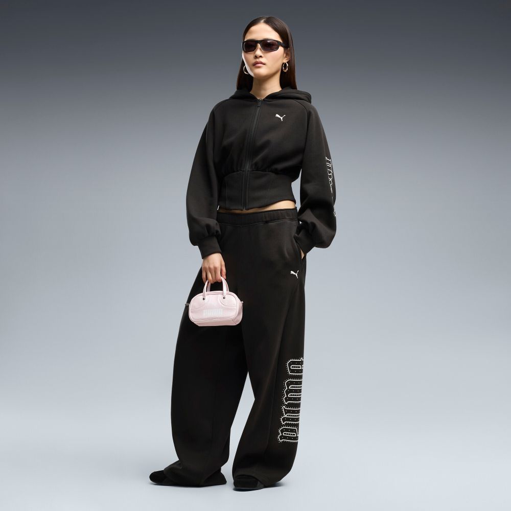Брюки спортивные женские PUMA STREET GLAM Slouchy Bedazzled Pants FL