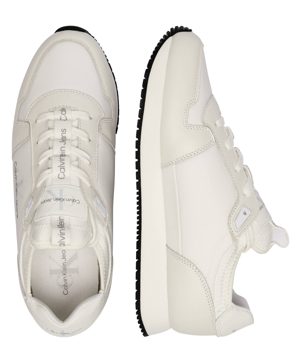 Кроссовки кожаные RETRO RUNNER CALVIN KLEIN JEANS - белый(YM0YM01118)