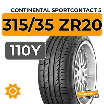 Continental SportContact 5 SUV 315/35 ZR20 110Y XL