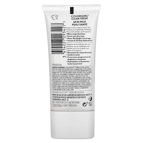 Covergirl, Clean Fresh, Skin Milk, питательный тональный крем, оттенок 580 загар, 30 мл (1 жидк. унция)