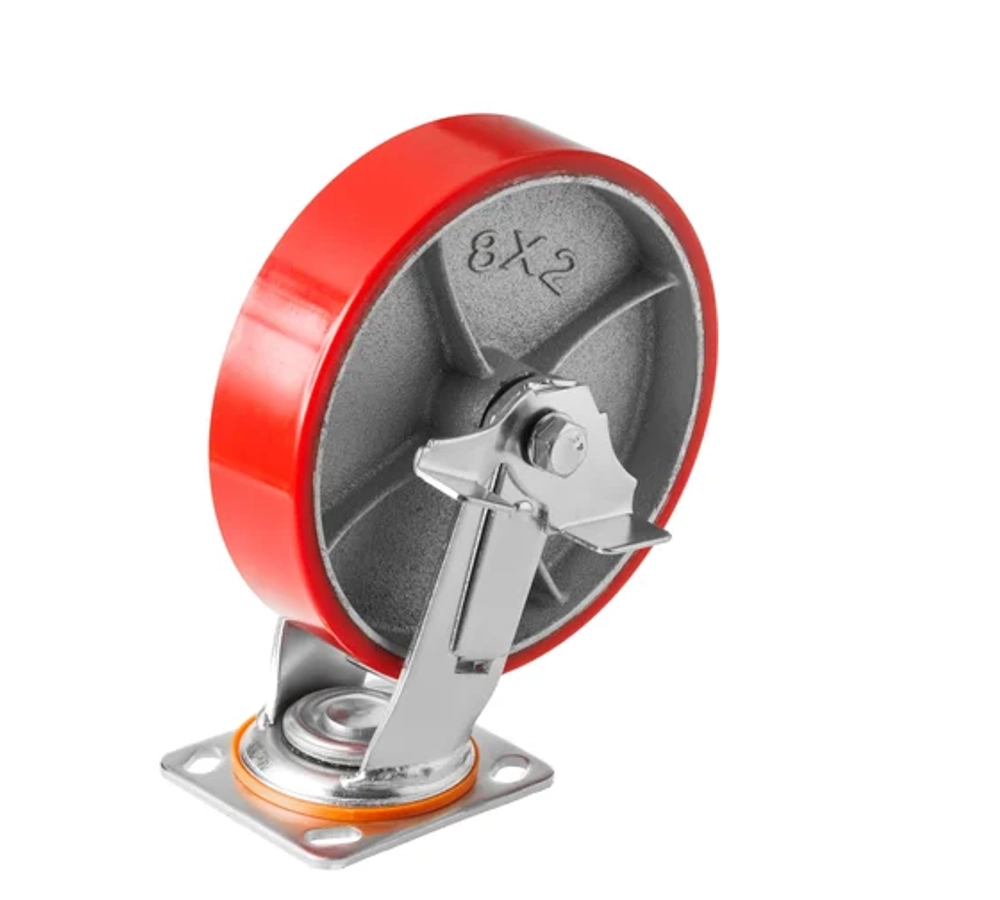Колесо с тормозом SCpb80 ф190 мм