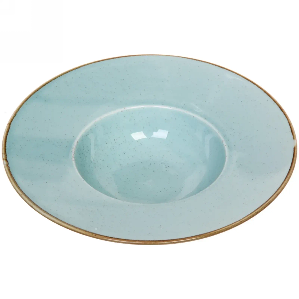 Тарелка керамическая «Tiffany Blue» для пасты 24*6см