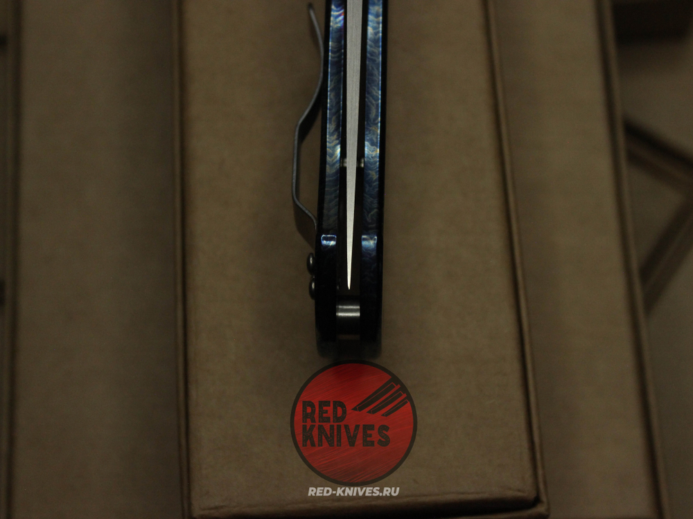 Нож Spyderco Paramilitary 2 "Огненный" Титан C81TI4