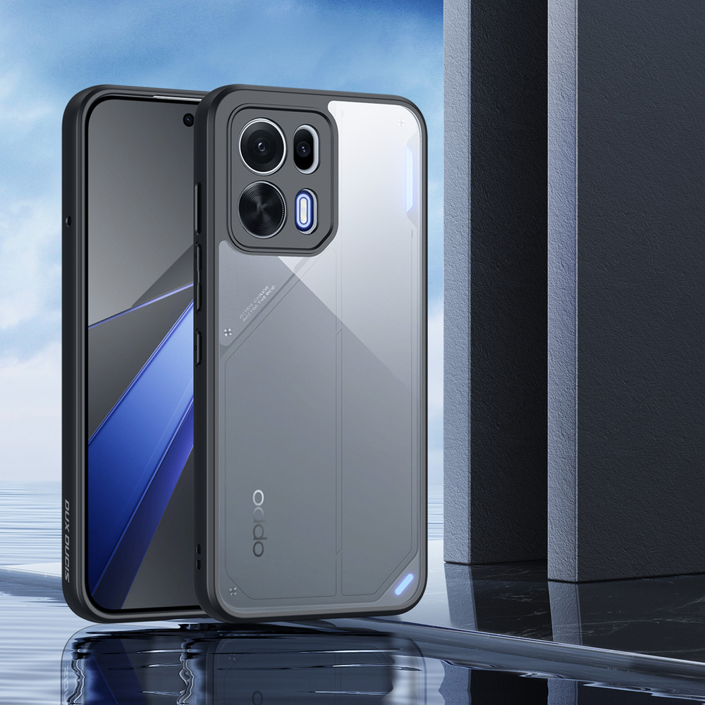 Чехол прозрачный с черными мягкими рамками для OPPO K15 Pro, серия Aimo Series Case от Dux Ducis