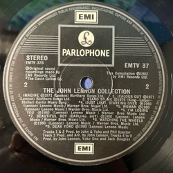 Винтажная виниловая пластинка LP John Lennon, The John Lennon Collection (Англия 1982)