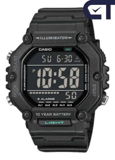 Casio AE-1600HX-1B— мужские электронные часы