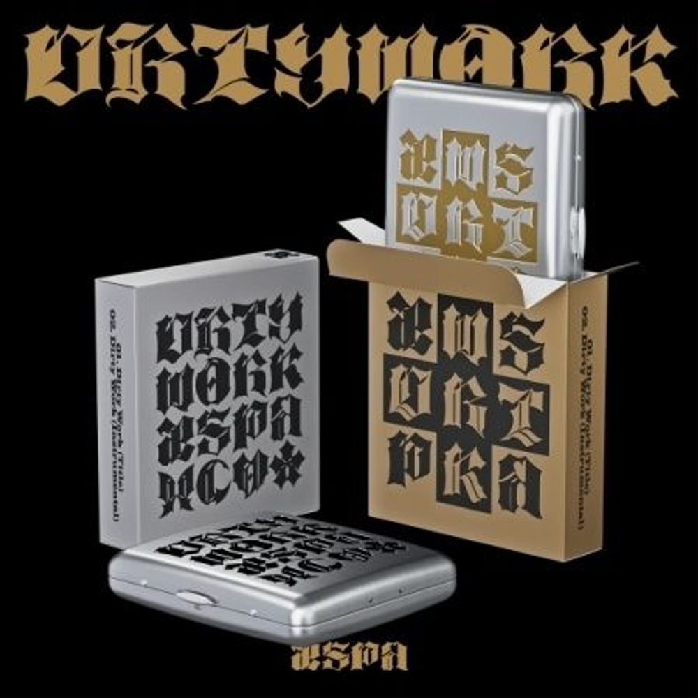 Альбом aespa - DIRTY WORK Single Album DIRTY CASE 2 Version SET