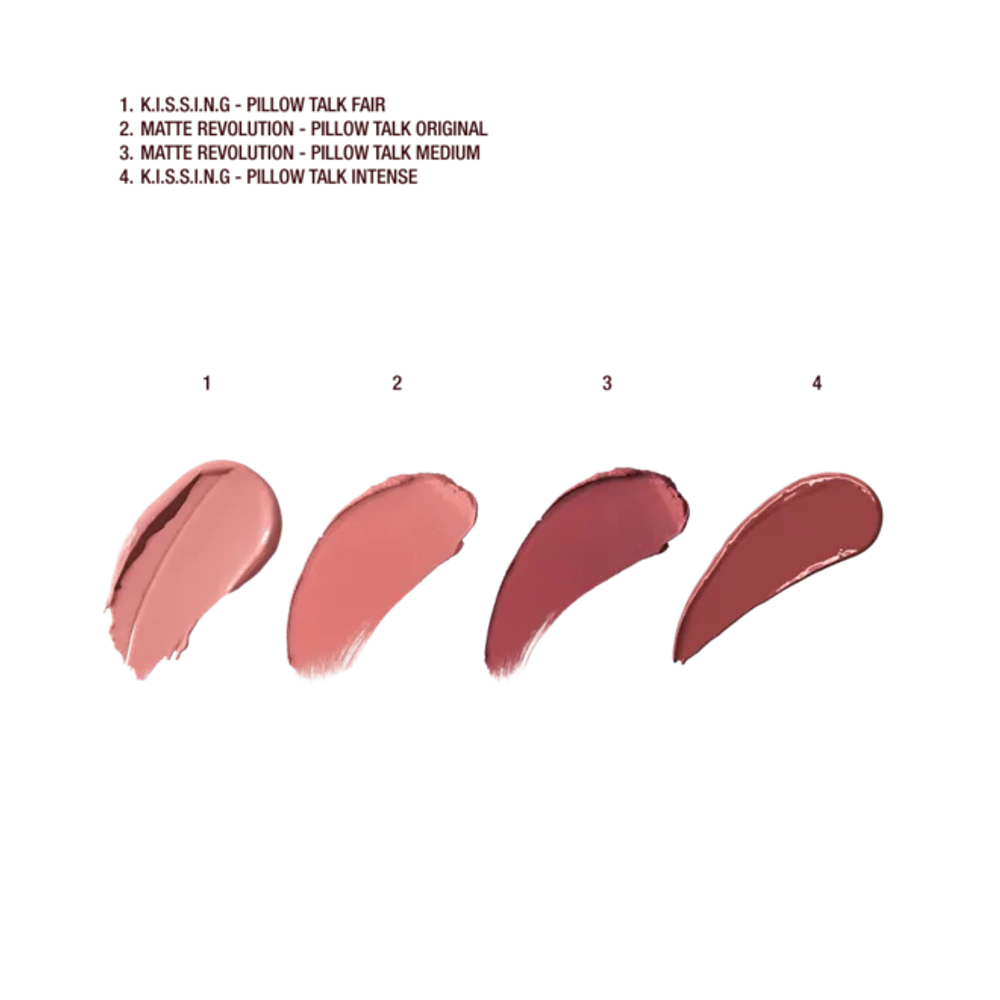 Набор мини Charlotte Tilbury Pillow Talk Lip Kit Iconic Lip Duo Medium