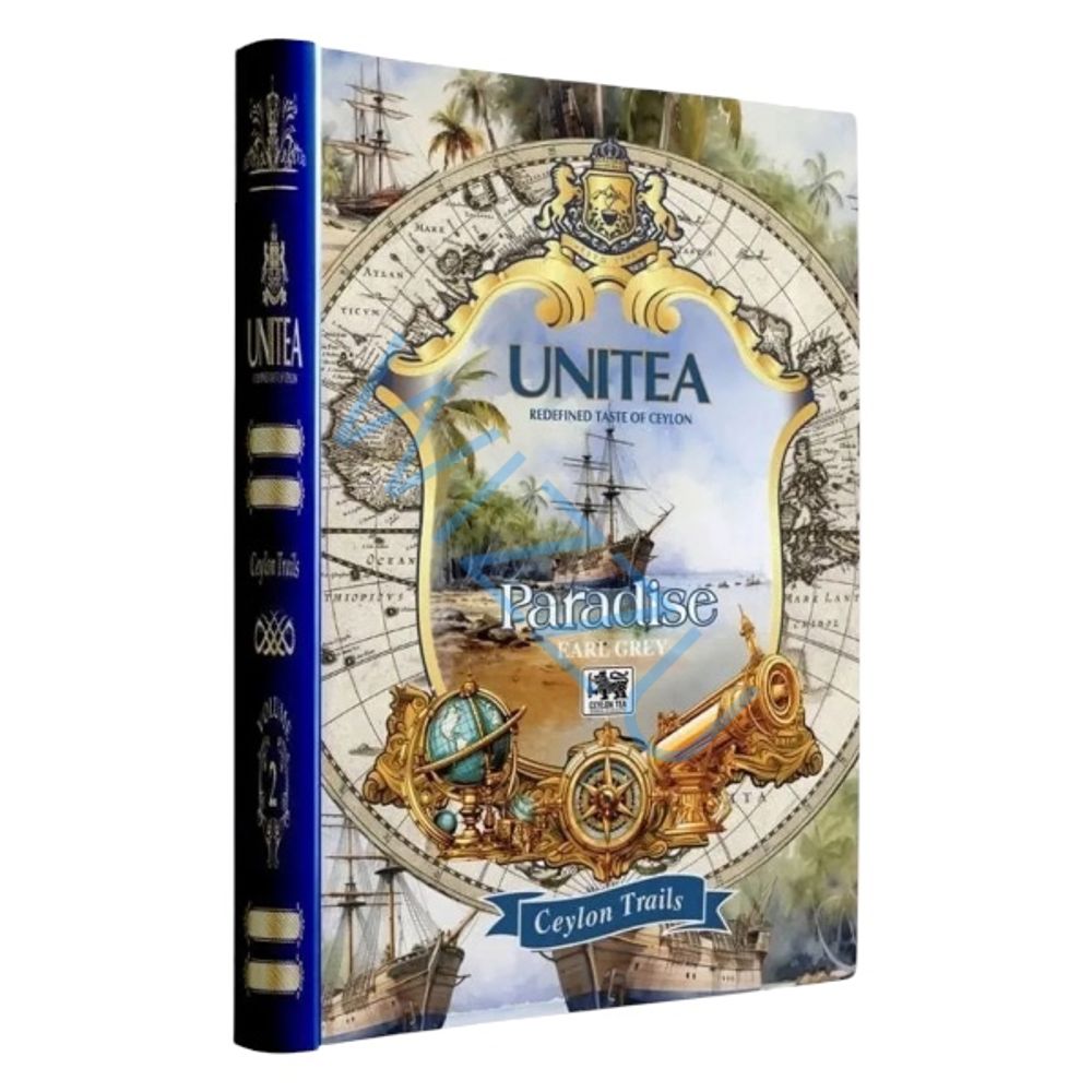 Ч/чай UNITEA РАЙСКИЙ ОСТРОВ ж/б 100г*6шт книга