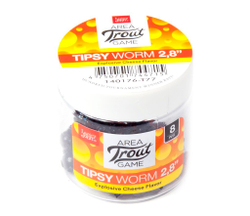 Слаги съедобные LJ Pro Series TIPSY WORM 2,8in (7,12 см), цв. T77, 8 шт.