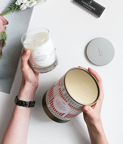 Saffron Sandalwood, свеча Natural Math, Kobo Candles