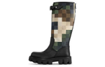 LOUIS VUITTON Leather Knee high Boots Men"s Green