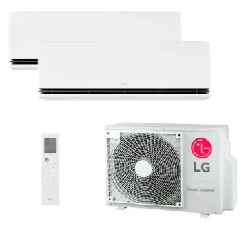 Мультисплит система на 2 комнаты LG H09S1D.NS1R x 2 / MU2R17.U13