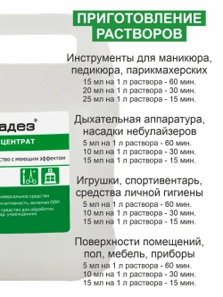 Дезинфицирующее средство для инструментов маникюра