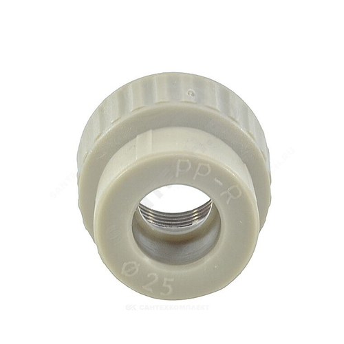 Муфта PP-R комбинированная серая Дн 25х1" ВР VALFEX 10129225Г