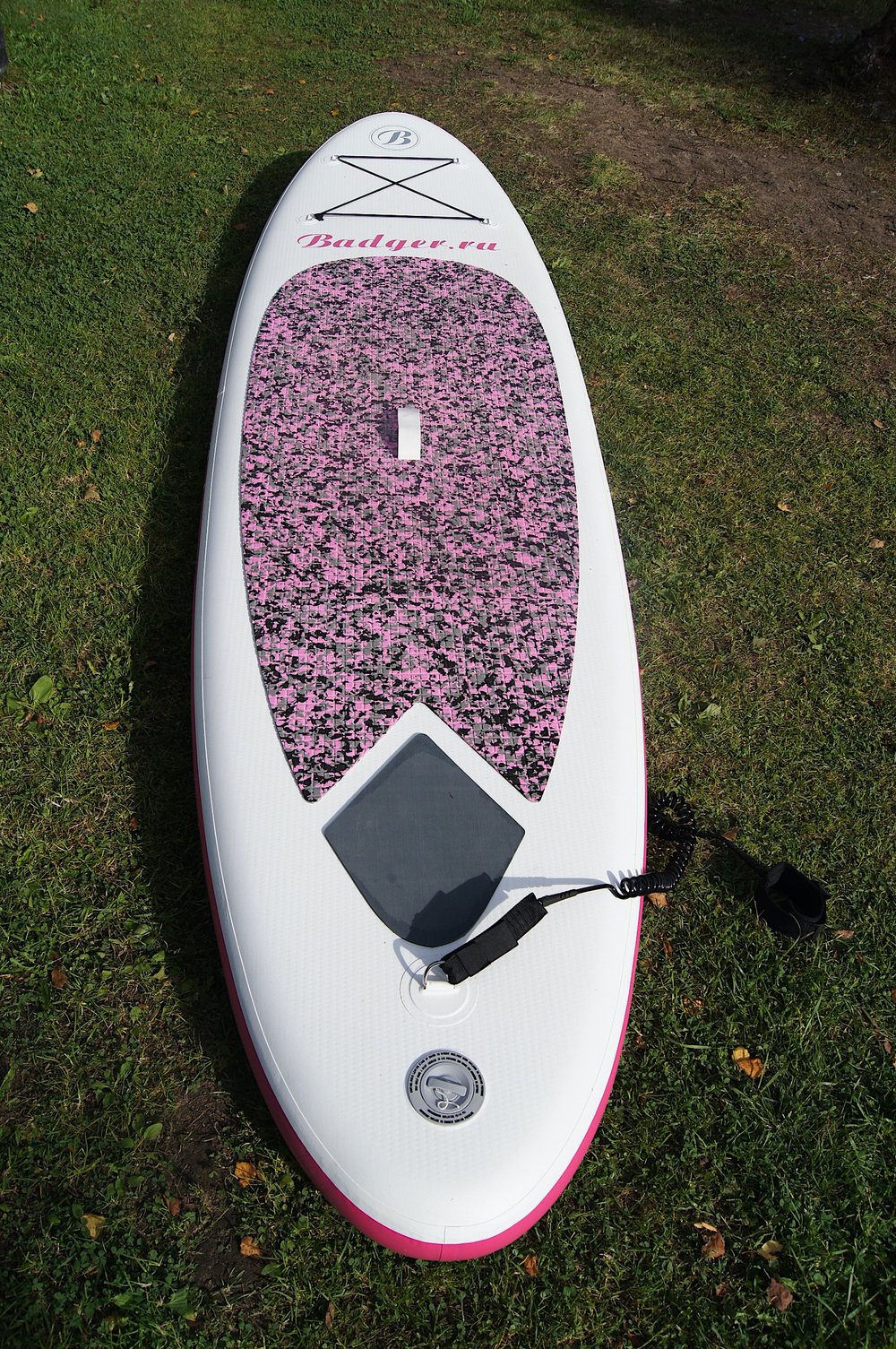 Надувная доска для SUP серфинга Badger 320 Розовая 10.6 (насоса в компл. НЕТ)