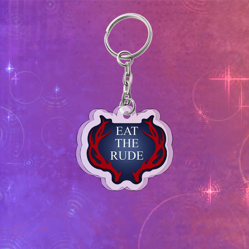 Акриловый брелок «Hannibal: Eat The Rude»