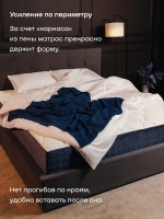 Матрас БайЛюкс, 26 см, средняя жесткость, независимые пружины