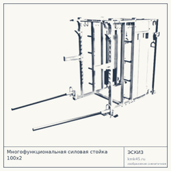 Многофункциональная силовая стойка 100х2 — от 428 000 ₽
