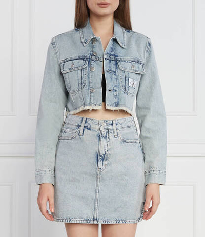Джинсовая куртка CALVIN KLEIN JEANS - голубой(J20J221259)