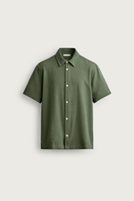 РУБАШКА REGULAR FIT ИЗ РЕЛЬЕФНОЙ ТКАНИ — ZARA · 3277/401