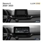 Магнитола для Toyota Sienna XL40 2020-2024+ - Teyes LUX ONE 360 монитор 12.3" 2K QLED на Android 10, Быстрая, CarPlay, 4G SIM-слот, 4 камеры в комплекте