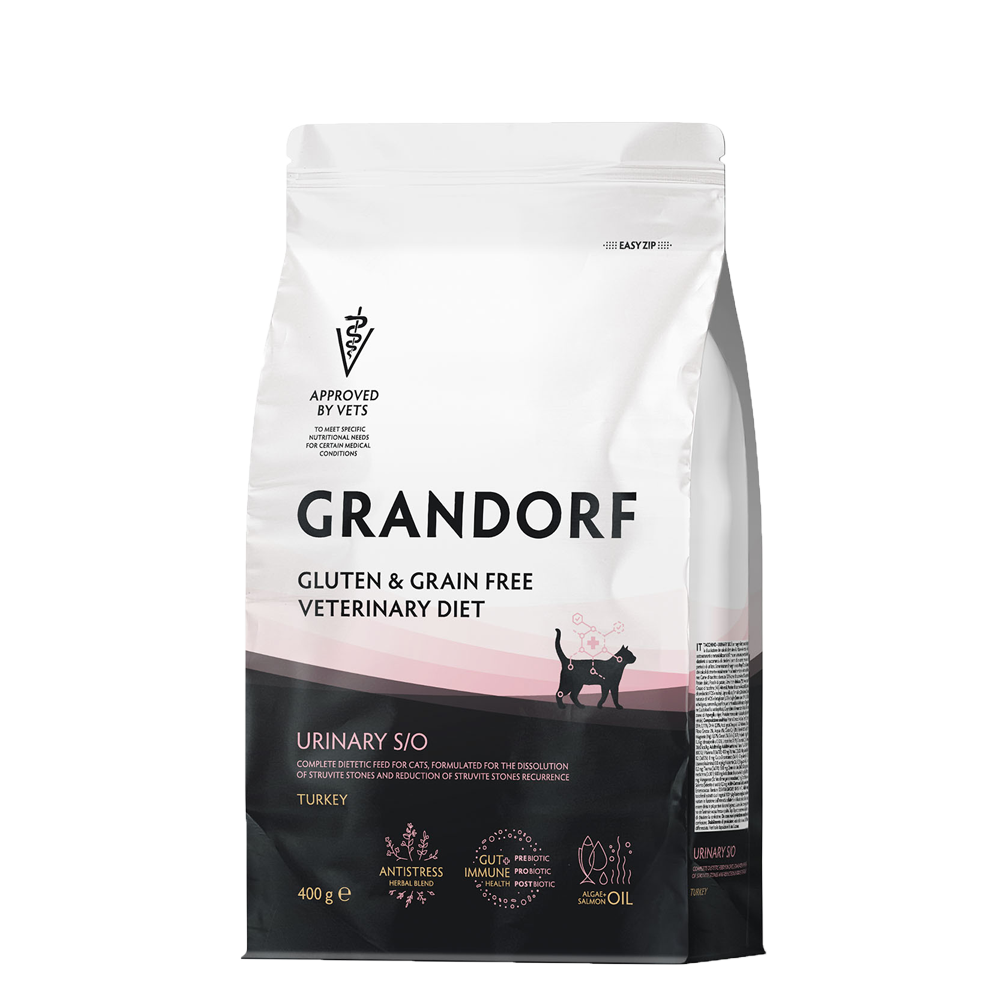 GRANDORF VETDIET Urinary S/O - ВЕТДИЕТА для кошек против струвитных мочевых камней.
