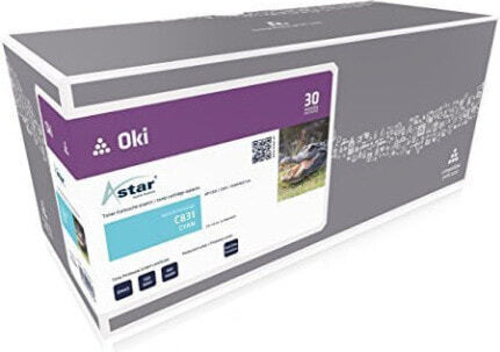 Картридж тонерный Astar AS14831 Cyan