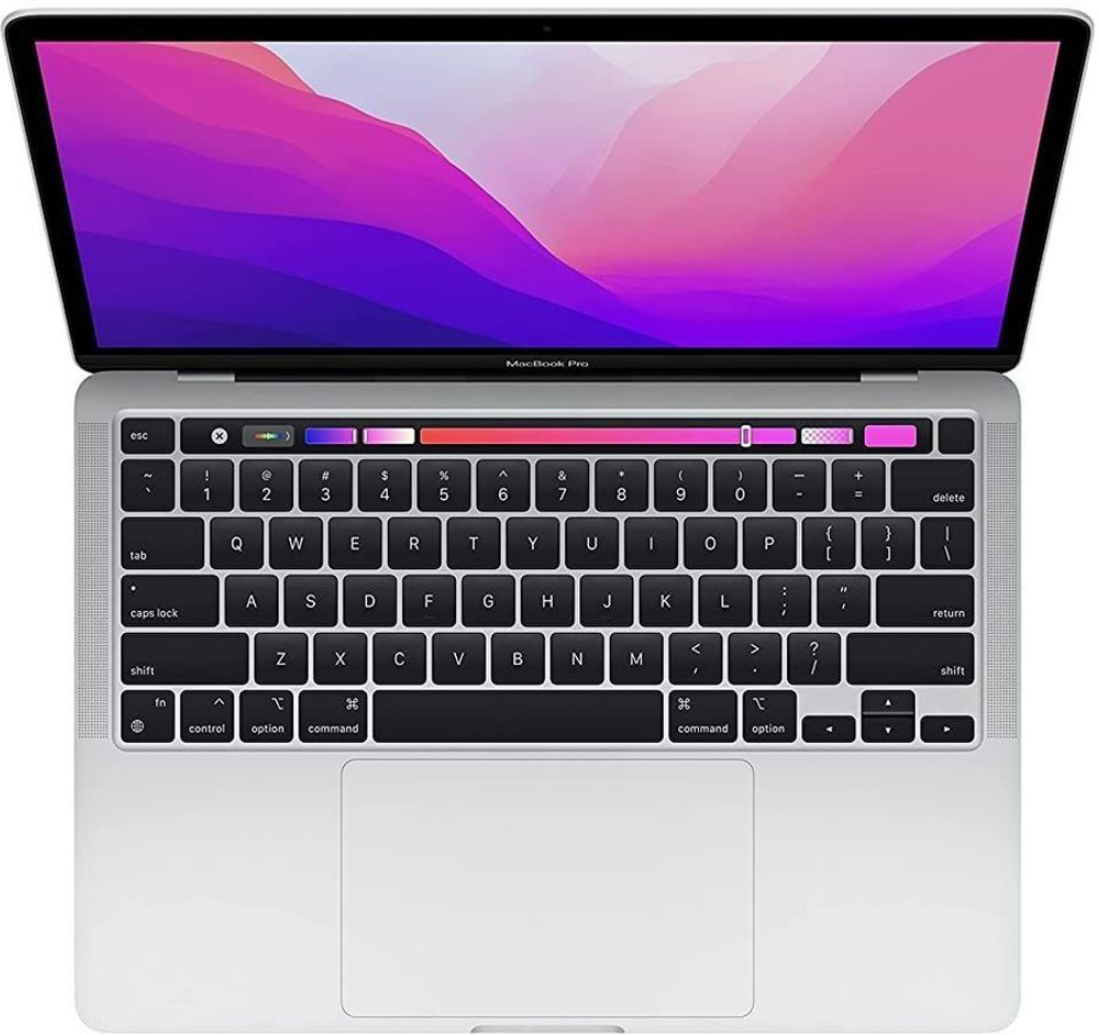 Ноутбук Apple MacBook Pro A2338, 13.3", IPS, Apple M2 8 core 8ГБ, 256ГБ SSD, Mac OS, MNEP3B/A, серебристый