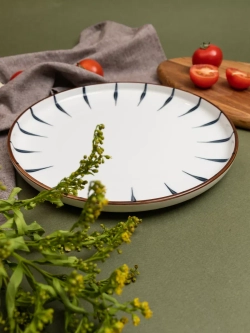 Тарелка с бортиками, Лепесток, диаметр 25,5 см - 6 шт.