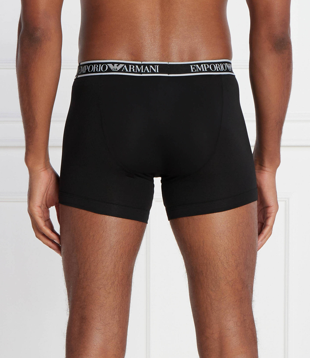 Трусики-боксеры 3шт. Emporio Armani - черный(111473 4R717)
