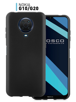 Чехол ROSCO для Nokia G20;Nokia G10 оптом (арт. NK-G20-COLOURFUL-BLACK)