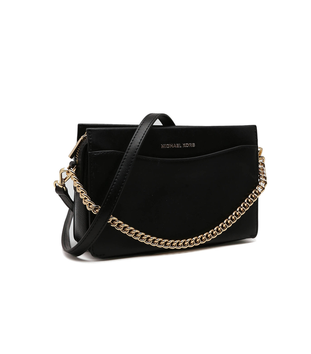кожаная сумка-мессенджер jet set Michael Kors - черный(32F9GJ6C3L)