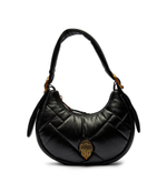 Кожаная сумка хобо kensington puff Kurt Geiger - черный(2711400109)