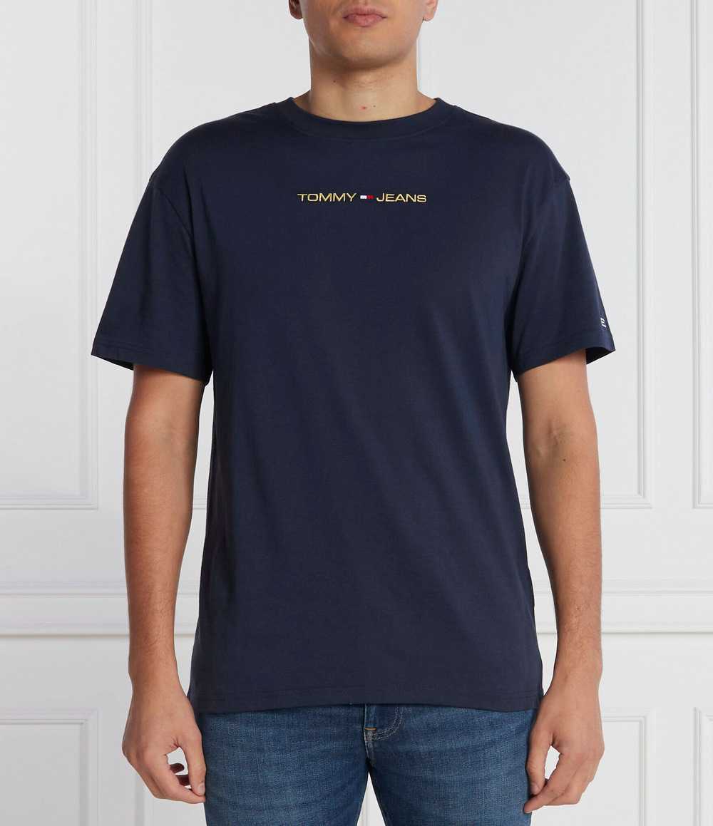 Футболка GOLD LINEAR Tommy Jeans - темно-синий(DM0DM17728)