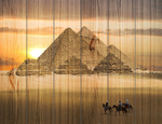 Панно из дерева Pyramids Of Gizeh Fantasy