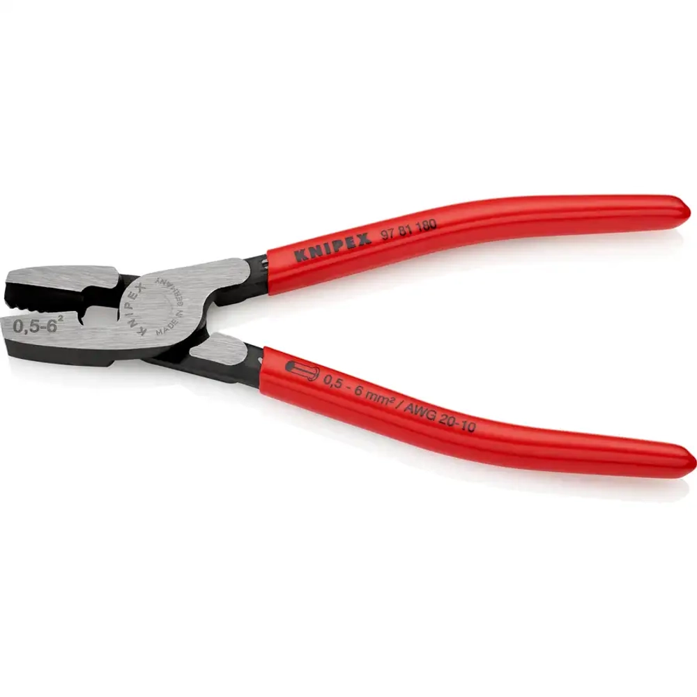 Инструмент для обжима контактных гильз 180 мм Knipex 97 81 180